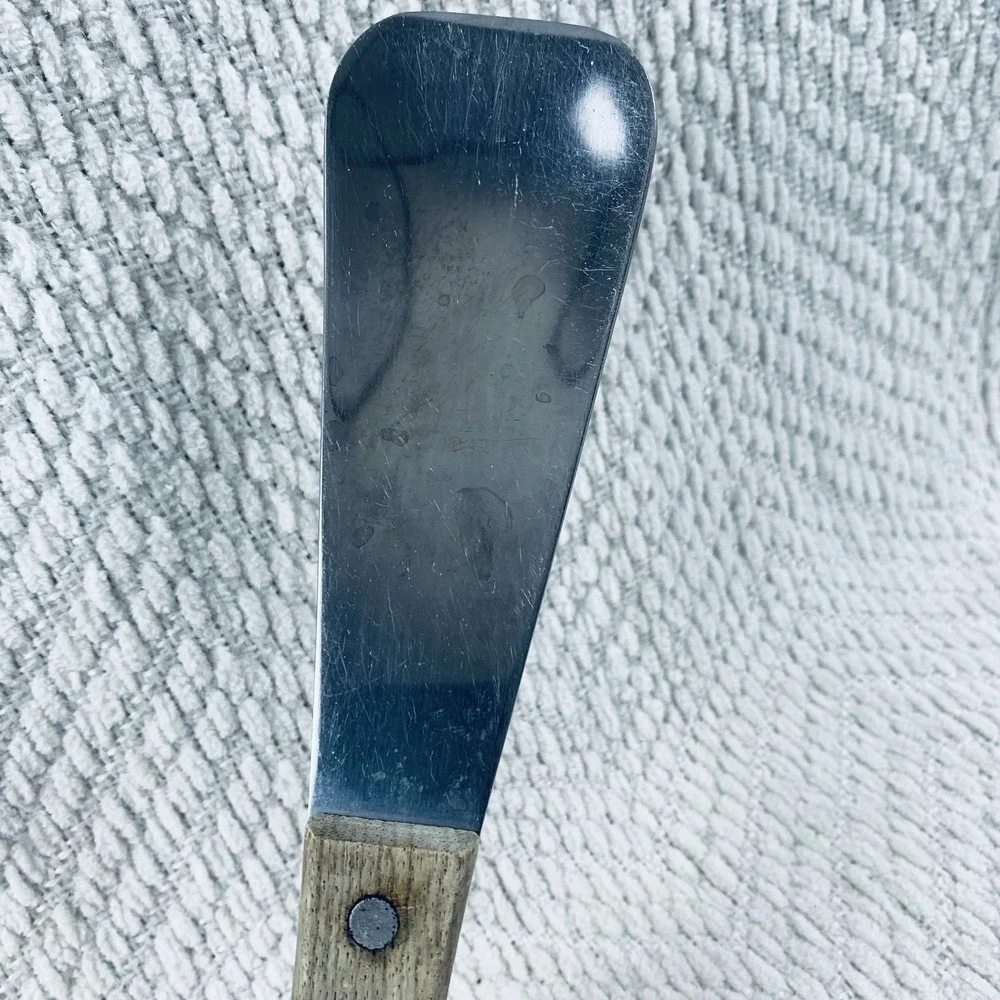Vintage Vernco #2 Stainless Steel Ice Cream Spade Scoop Wood Handle 9 1/2